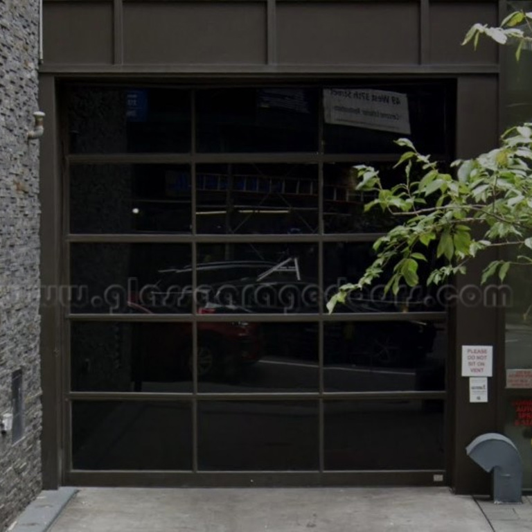 Overhead Sectional bp Glass Garage Door in New York