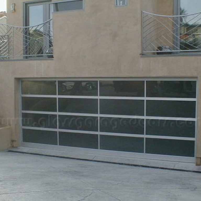 bp Glass Garage Door installed in Playa del Rey CA residential garage