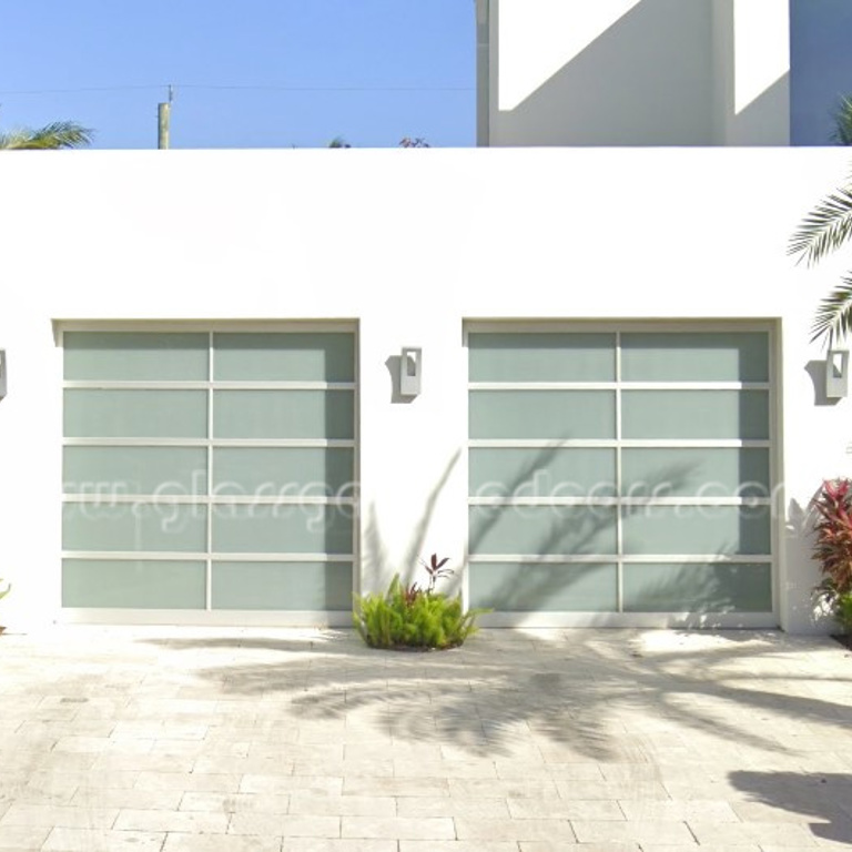 Modern bp Glass Garage Door Installation West Palm Beach, FL
